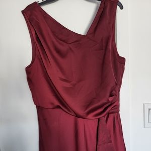 Maroon evening gown (size 10)